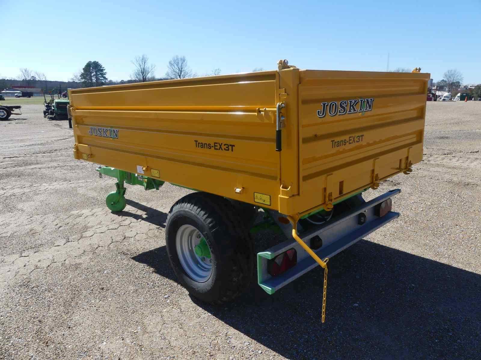 2021 Joskin Trans-Ex Dump Trailer, s/n YD8003TEXLJB01453 (No Title - Bill o