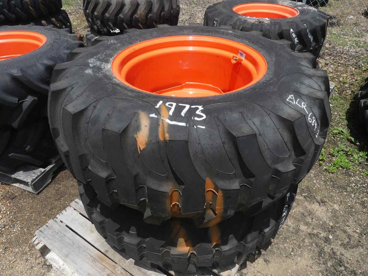 (2) 17.5-24 Tires w/ Rims