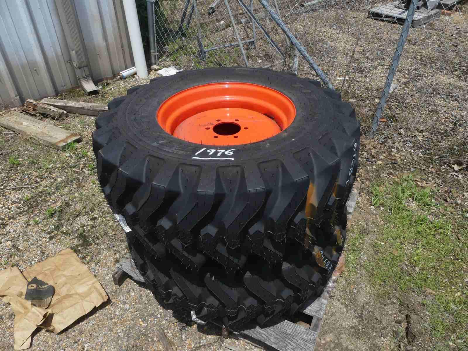 (2) 15x19.5 Tires w/ Rims