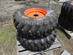 (2) 15x19.5 Tires w/ Rims