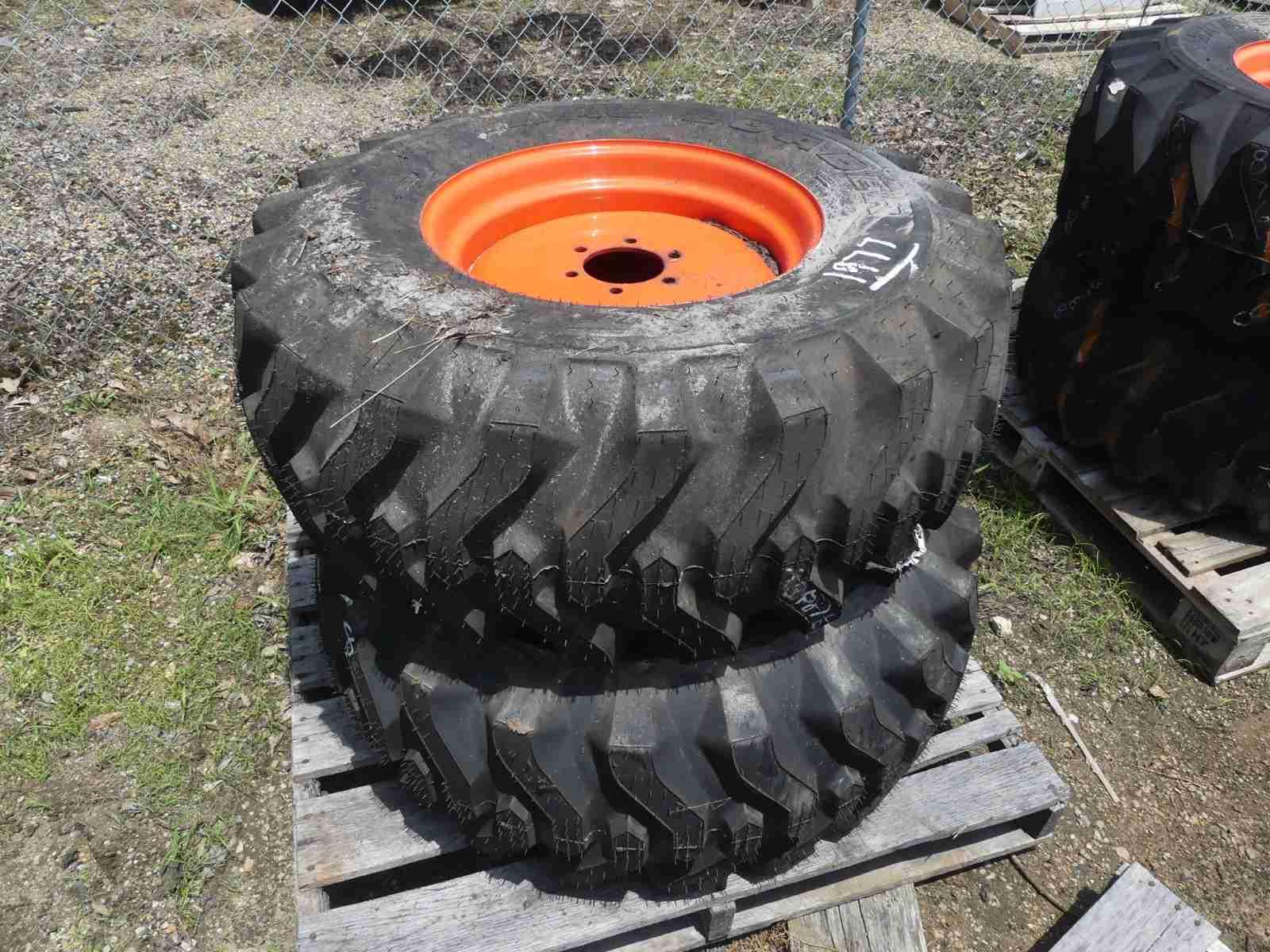 (2) 15x19.5 Tires w/ Rims