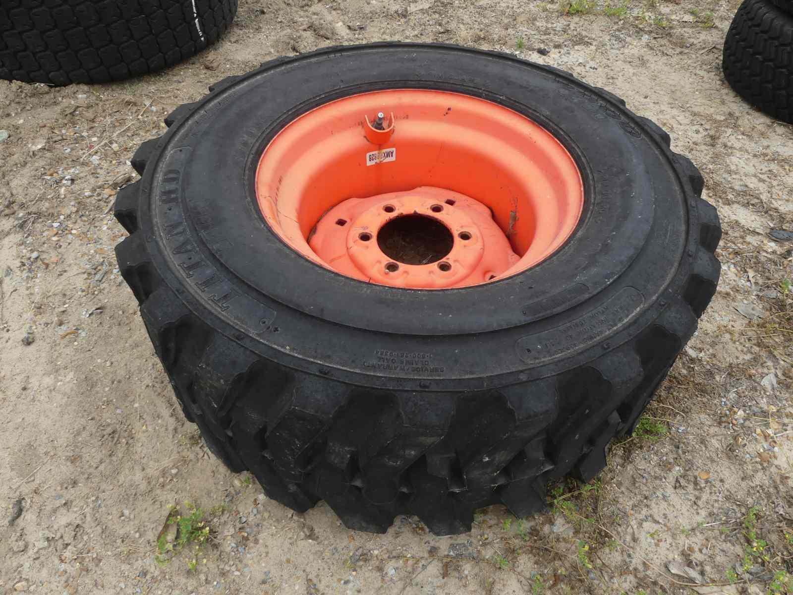 (1) 12-16.5 NHS Tire w/ Kubota Rim