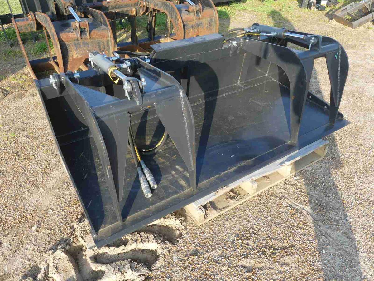 JCT Grapple Bucket for Skid Steer