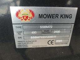 2023 Mower King SSBM72 Box Sweeper, s/n 23120901 for Skid Steer