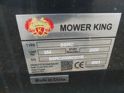 2023 Mower King SSRC Rotary Mower, s/n 23050101E for Skid Steer