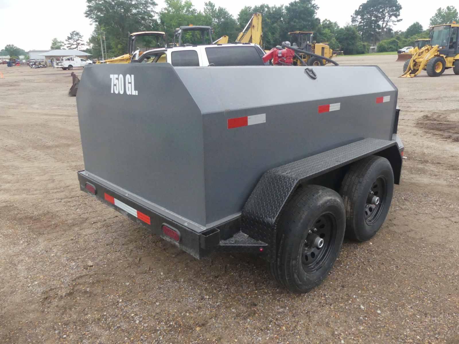 Unused 750-gallon Fuel Trailer (No Title - Bill of Sale Only): T/A, Elec. P