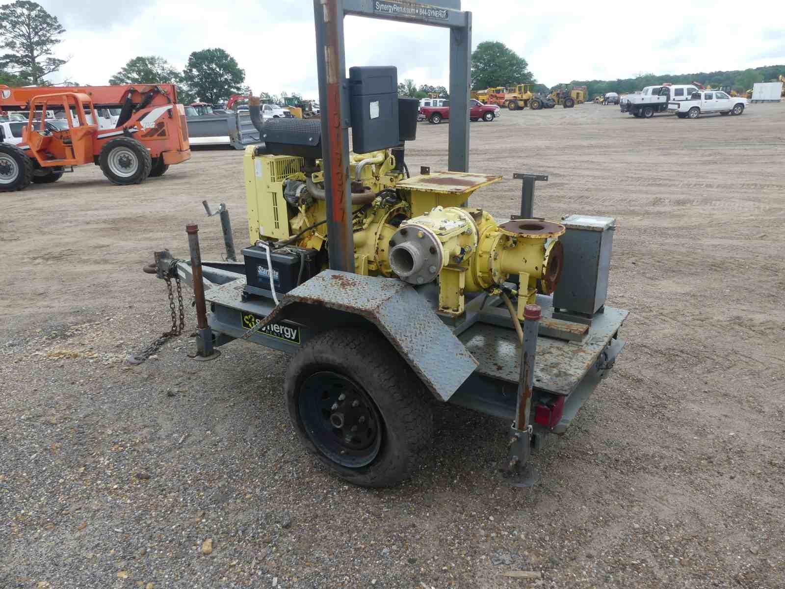 Thompson 4" Water Pump: Yanmar 3-cyl. Diesel Eng.