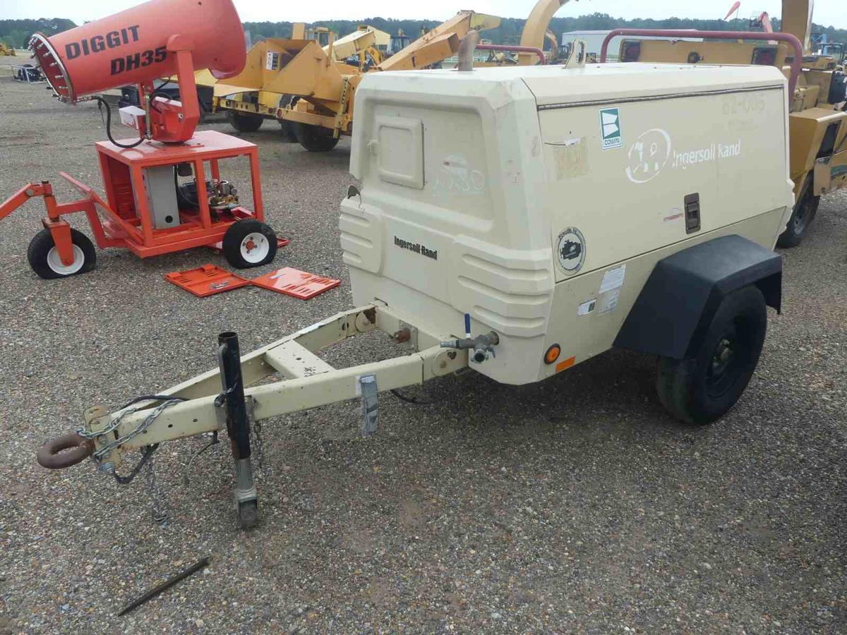 2008 Ingersoll Rand P185WIR Portable Air Compressor, s/n 400784UDS820: Mete