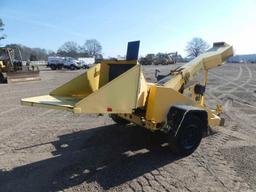 Altec WC126 6" Chipper, s/n 5WDS110138S200652: Kubota Diesel, Meter Shows 9