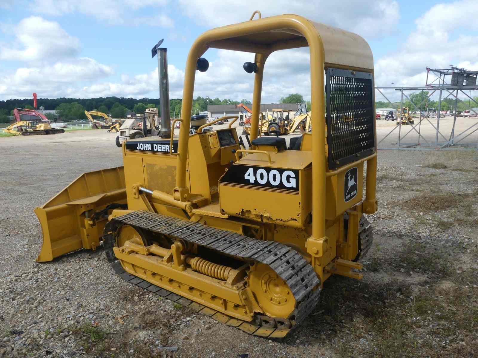 John Deere 400G Dozer, s/n T0400GC760960 (Salvage): Canopy, 6-way Blade, Wi