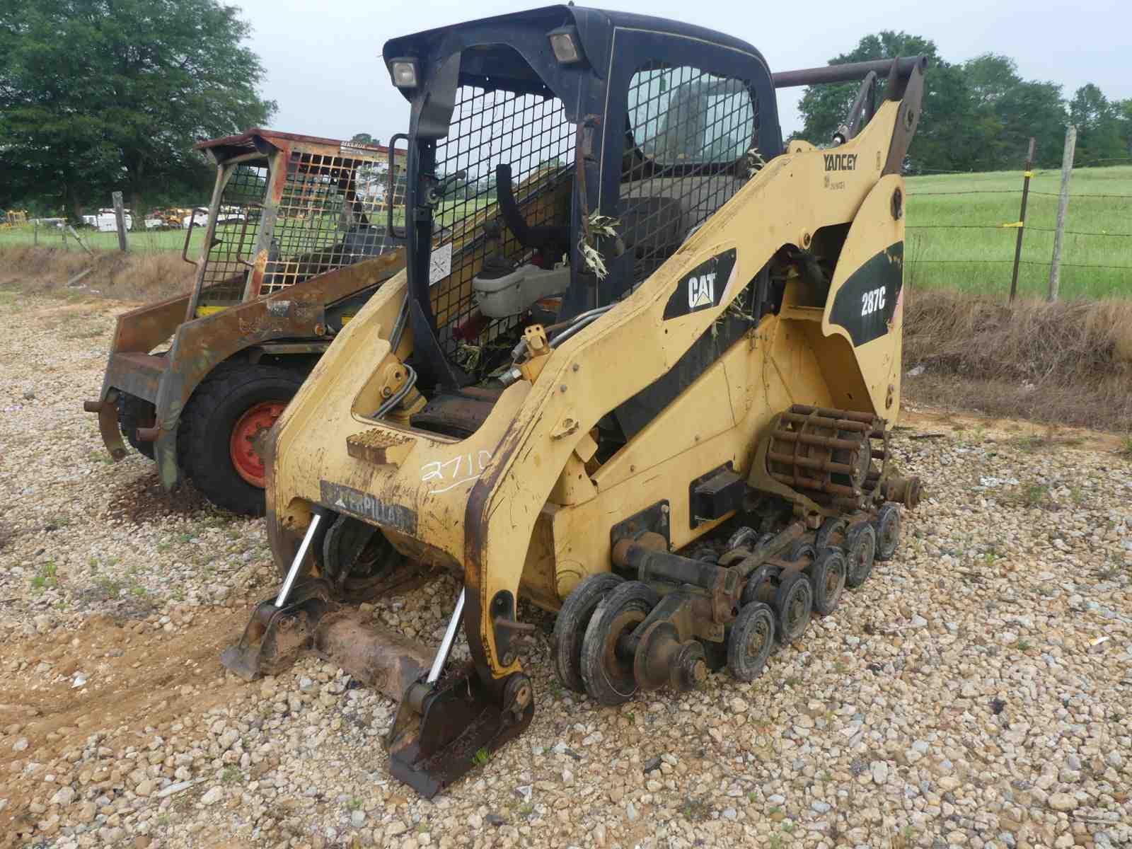 2008 Cat 287C Skid Steer, s/n MAS00651 (Salvage): Canopy, No Bkt., No Track