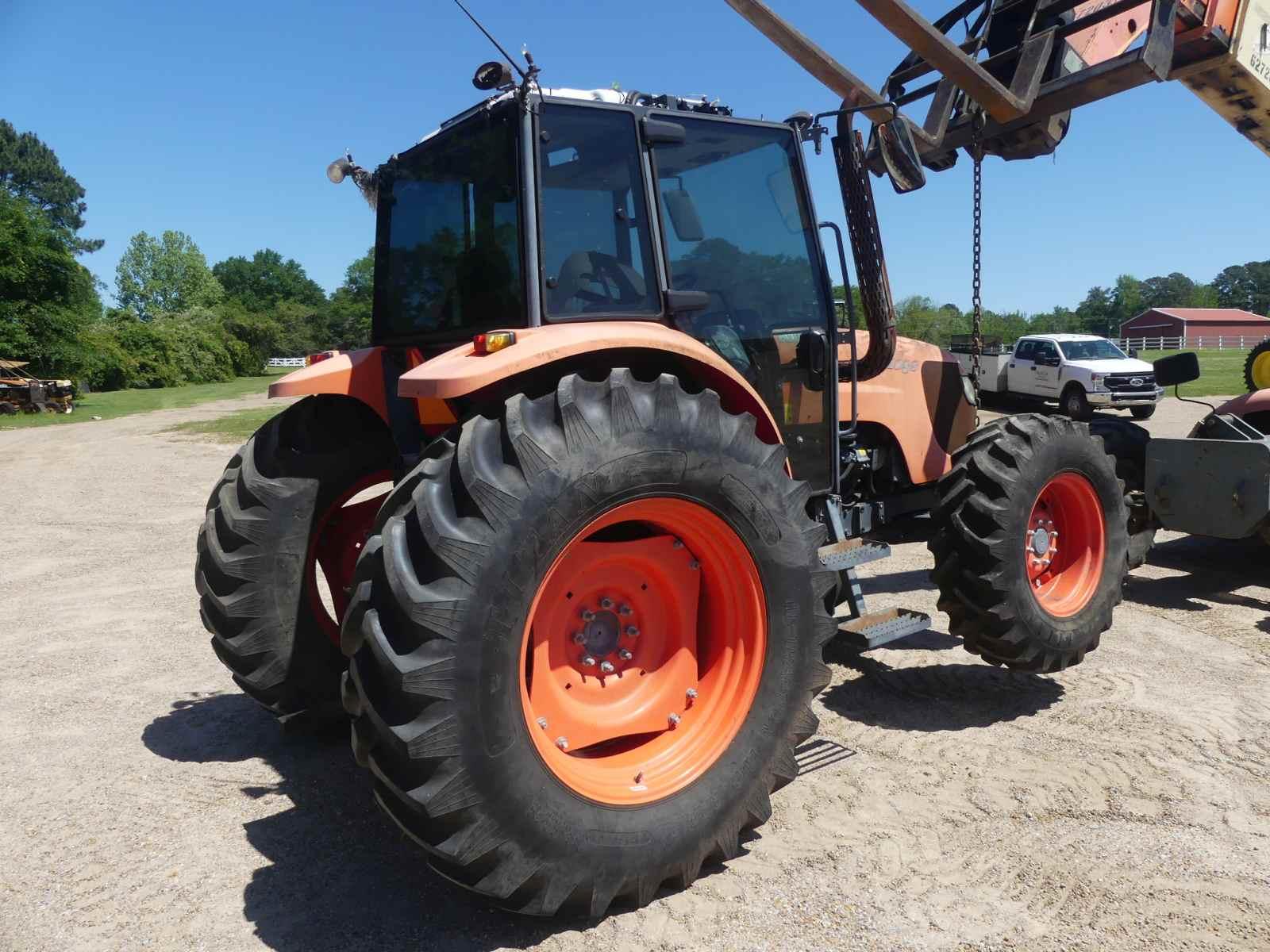 Kubota M108S MFWD Tractor, s/n 77827 (Salvage): Encl. Cab