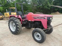 Mahindra 4565 Tractor, s/n P25TY2304 (Salvage): 2wd, Rollbar, 7089 hrs