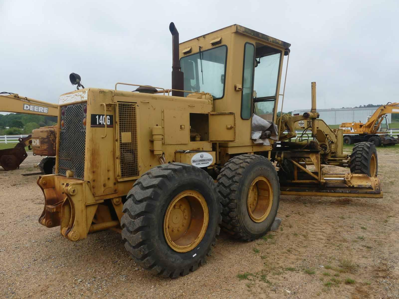 Cat 140G Motor Grader, s/n 72V07067 (Salvage): Hyd. Side Shift, Tip Control