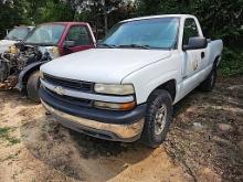 2002 Chevy Silverado 1500 Pickup, s/n 1GCEK14V12Z190966