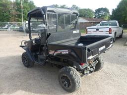 2018 Kubota RTV-XG850 Sidekick Utility Vehicle, s/n A5KH1PGNHJG015394 (No T