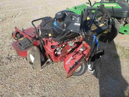 Exmark Turf Tracer Stand-behind Mower, s/n 402330137: Meter Shows 1350 hrs