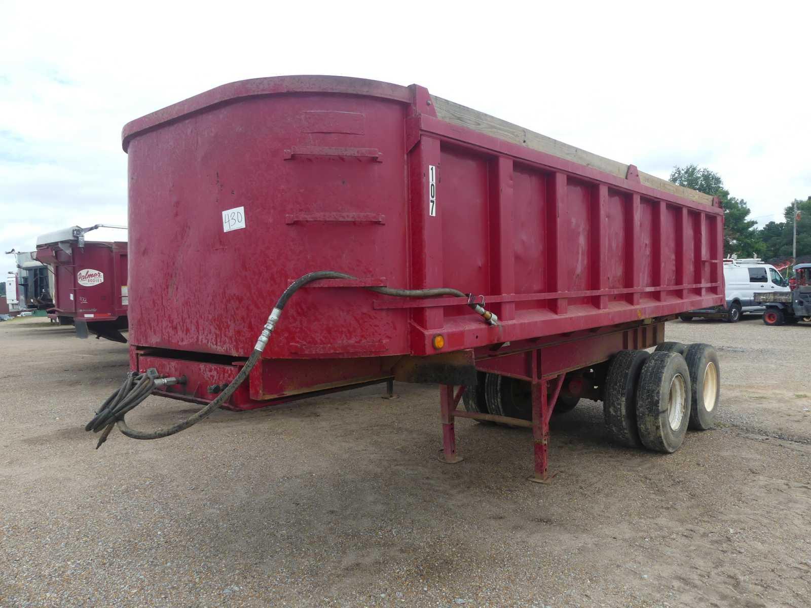 1982 Fontaine Dump Trailer, s/n 1A1R22208C1601429