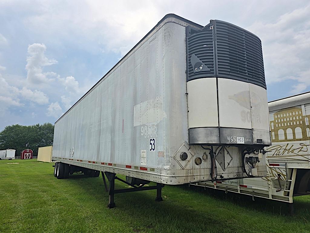 2006 Wabash 53' Reefer Trailer, s/n 1JJV532W86L020019: T/A, Carrier Cooling