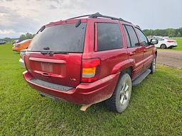 2004 Jeep Grand Cherokee 4WD, s/n 1J4GW58N94C148558 (Title Delay): 4-door,