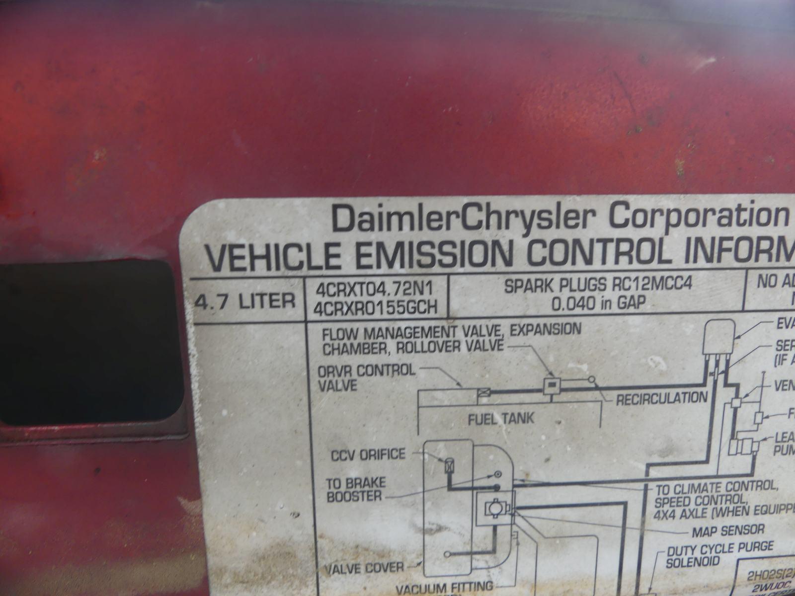 2004 Jeep Grand Cherokee 4WD, s/n 1J4GW58N94C148558 (Title Delay): 4-door,