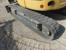 2017 Cat 303.5E2 Mini Excavator, s/n JWY03018: 4-post Canopy, Rubber Tracks