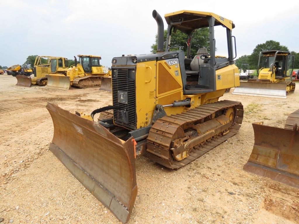 2013 John Deere 650K XLT Dozer, s/n 1T0650KXVDE239887: Canopy, 6-way Blade,
