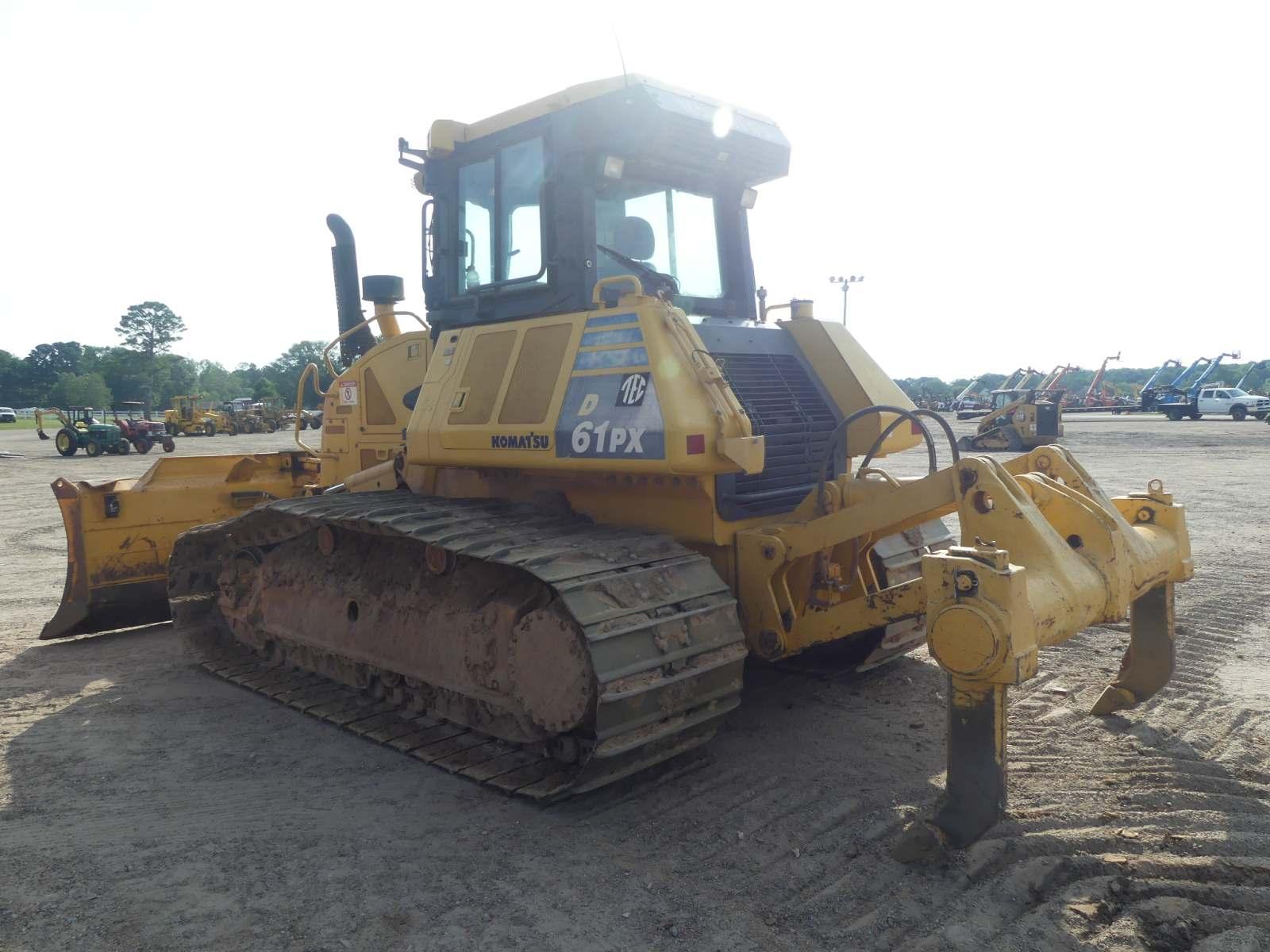 2017 Komatsu D61PX-24 Dozer, s/n B60296: C/A, Rear Ripper, Meter Shows 4898