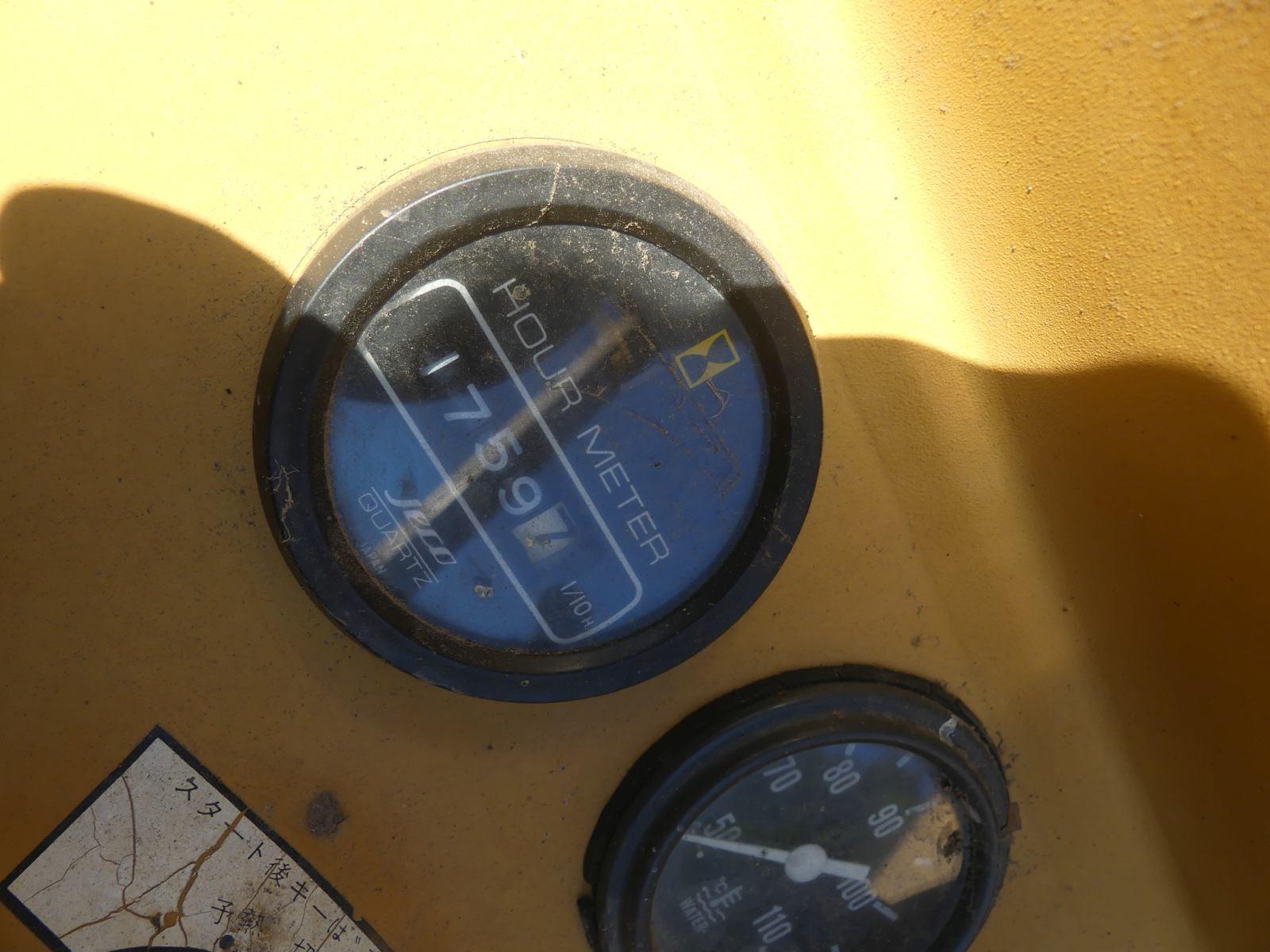 Komatsu D20P Dozer, s/n 50323: 4-post Canopy, 6-way Blade, Pyramid Tracks,