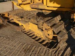 Komatsu D20P Dozer, s/n 50323: 4-post Canopy, 6-way Blade, Pyramid Tracks,