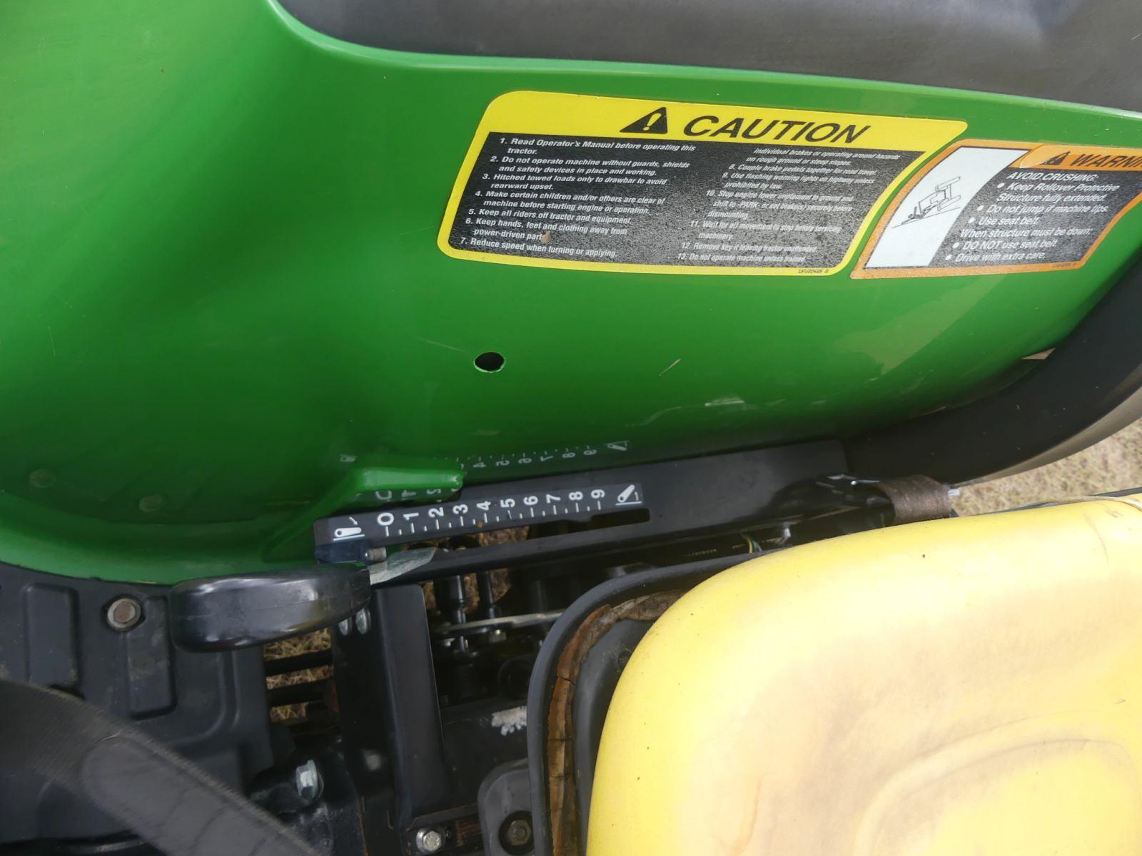 2017 John Deere 3032E Tractor, s/n 1LV3032EAHH112493: Rollbar, JD D160 Load