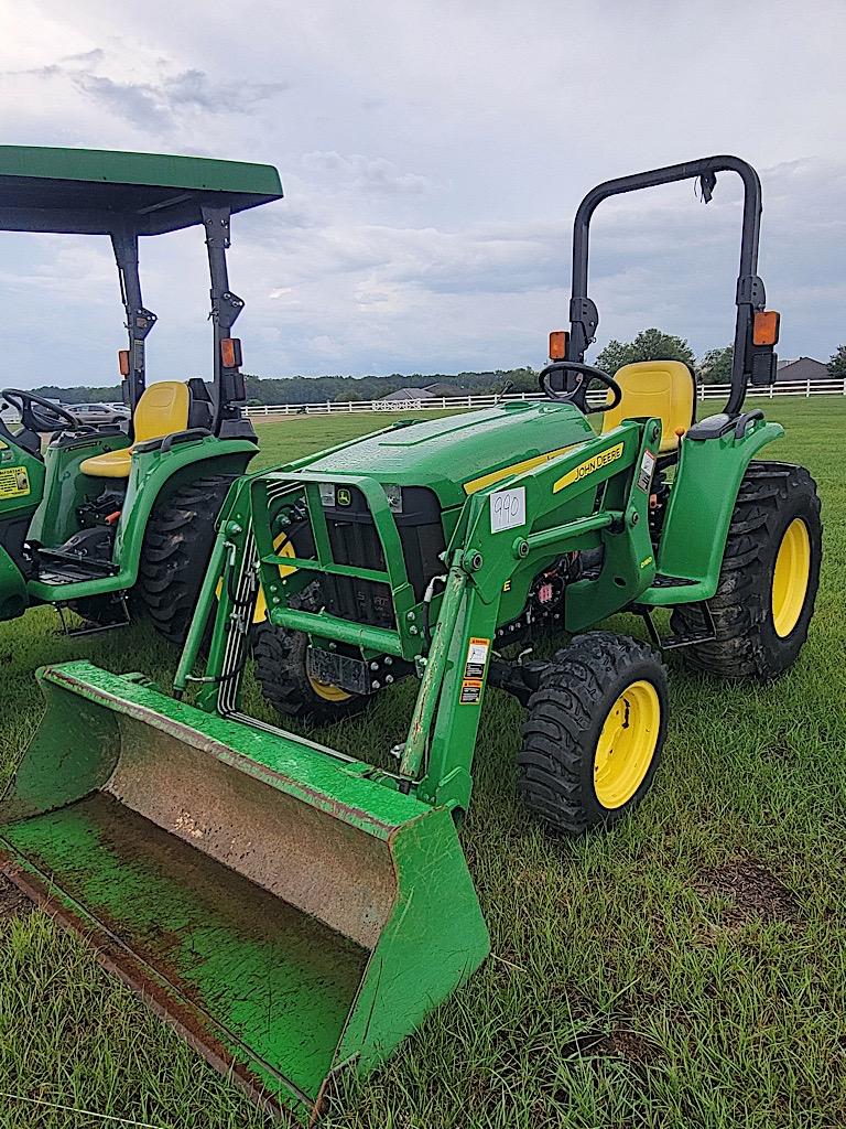 2017 John Deere 3032E Tractor, s/n 1LV3032EAHH112493: Rollbar, JD D160 Load
