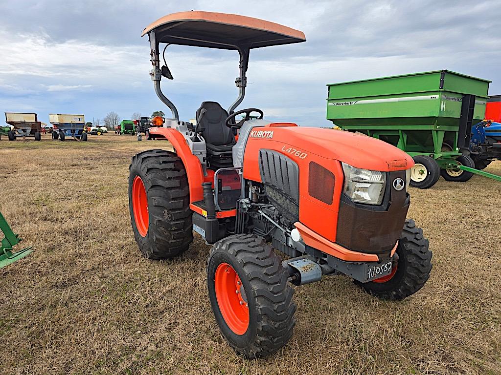 Kubota L4760HST 4WD Tractor, s/n 028722: 19 hrs