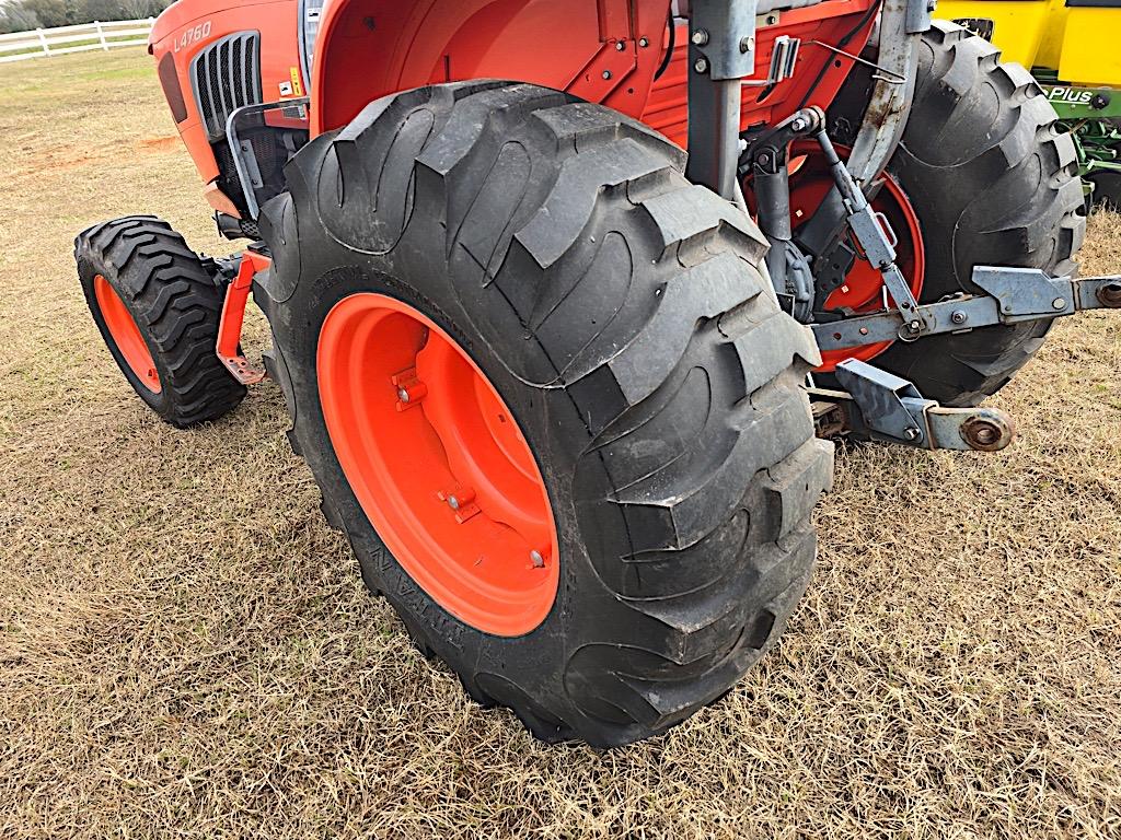 Kubota L4760HST 4WD Tractor, s/n 028722: 19 hrs