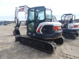 2021 Bobcat E88 Midi Excavator, s/n B4NM11124: C/A, Hyd. Thumb, Rubber Trac