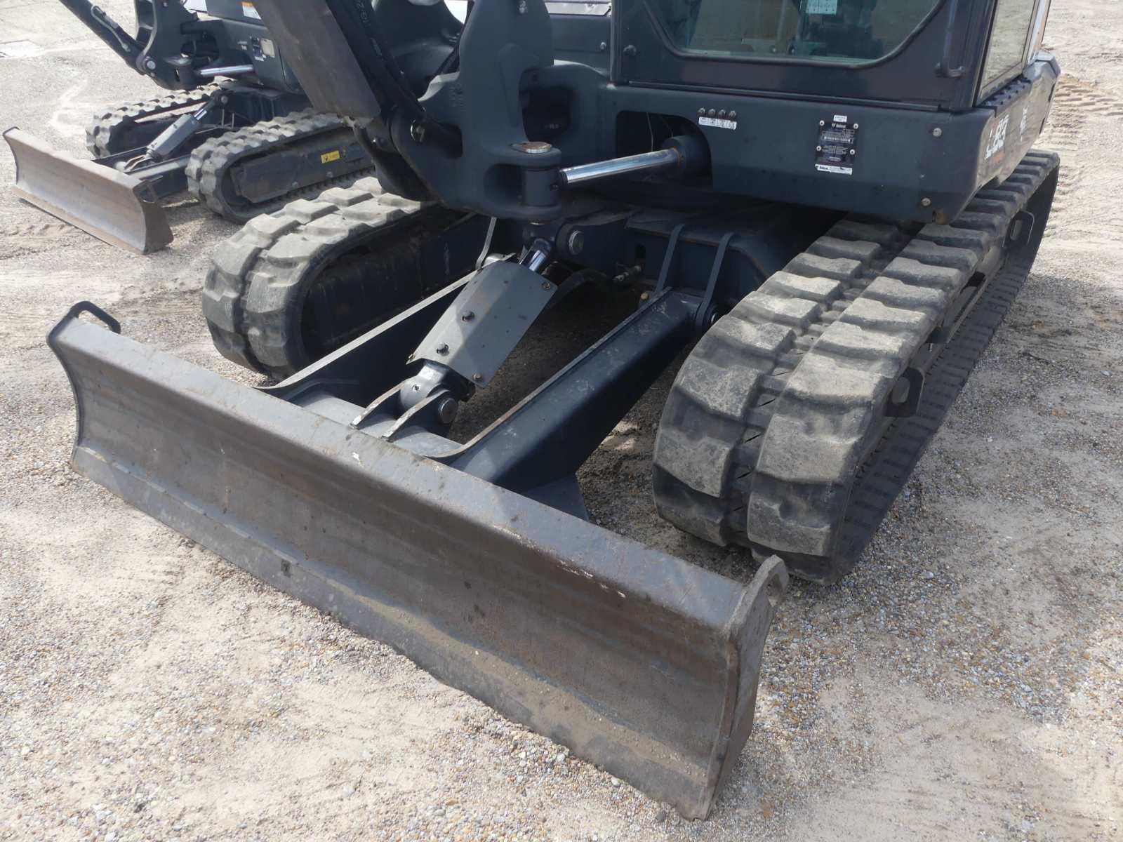 2021 Bobcat E88 Midi Excavator, s/n B4NM11124: C/A, Hyd. Thumb, Rubber Trac