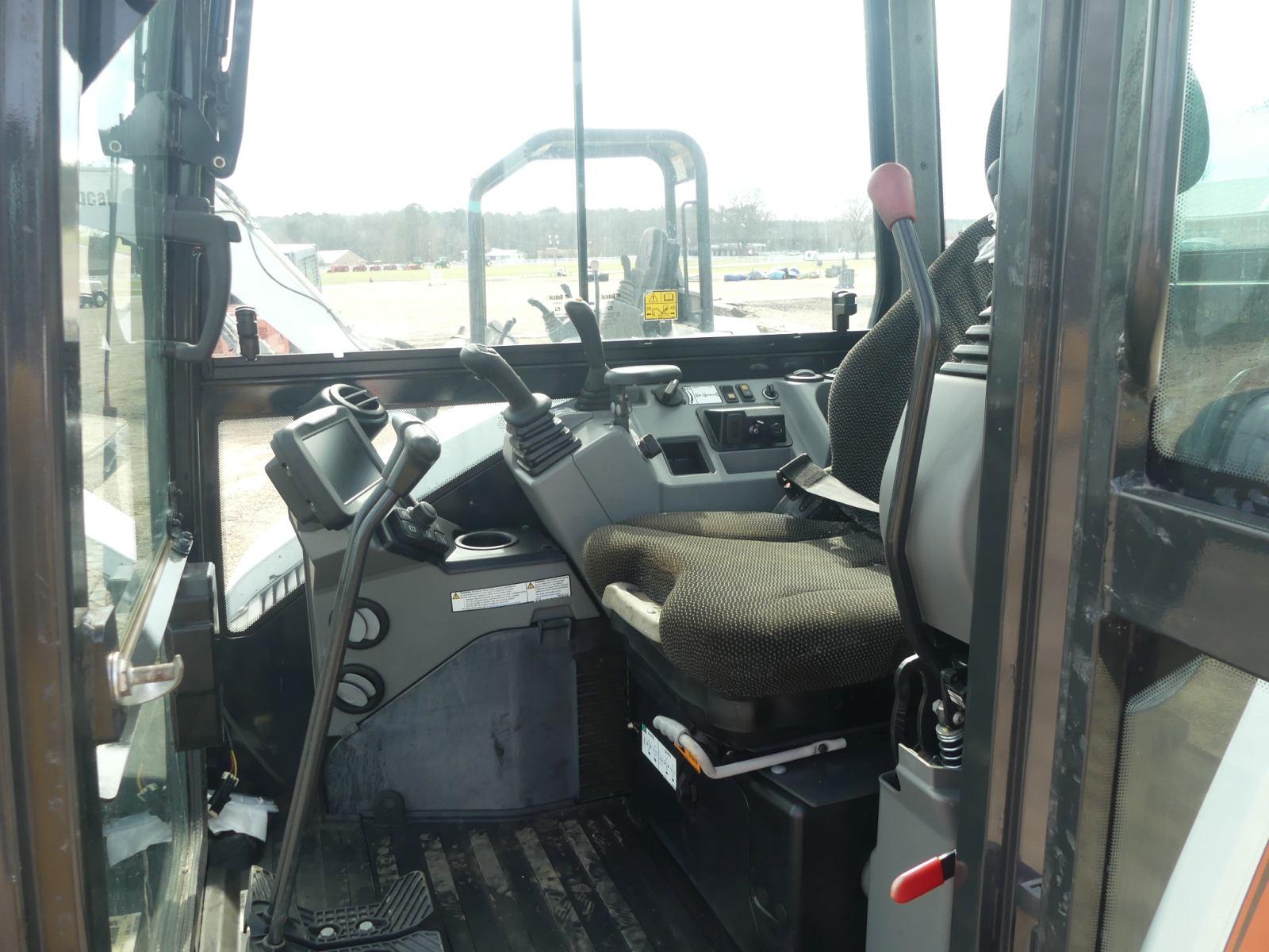 2021 Bobcat E88 Midi Excavator, s/n B4NM11124: C/A, Hyd. Thumb, Rubber Trac