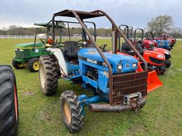New Holland 1720 MFWD Tractor, s/n 39115: Canopy, PTO, 3PH, Meter Shows 201
