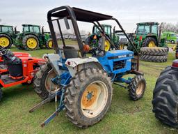 New Holland 1720 MFWD Tractor, s/n 39115: Canopy, PTO, 3PH, Meter Shows 201