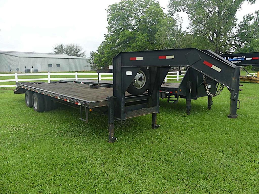 2014 Triple R Trailers Gooseneck Trailer, s/n 1T9NE252XEB507149: T/A, Ramps