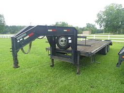 2014 Triple R Trailers Gooseneck Trailer, s/n 1T9NE252XEB507149: T/A, Ramps