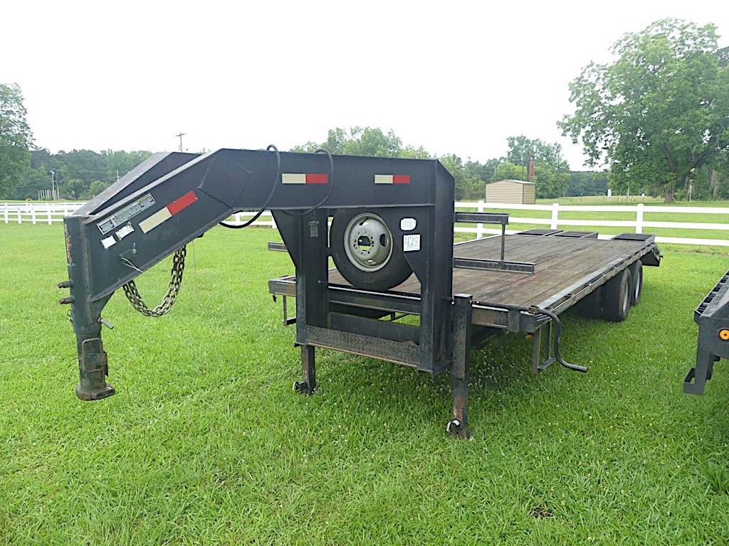 2014 Triple R Trailers Gooseneck Trailer, s/n 1T9NE252XEB507149: T/A, Ramps