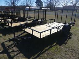 2025 Triple R 6x12 Utility Trailer, s/n 59N1U1217SB024362: S/A, Bumper-pull
