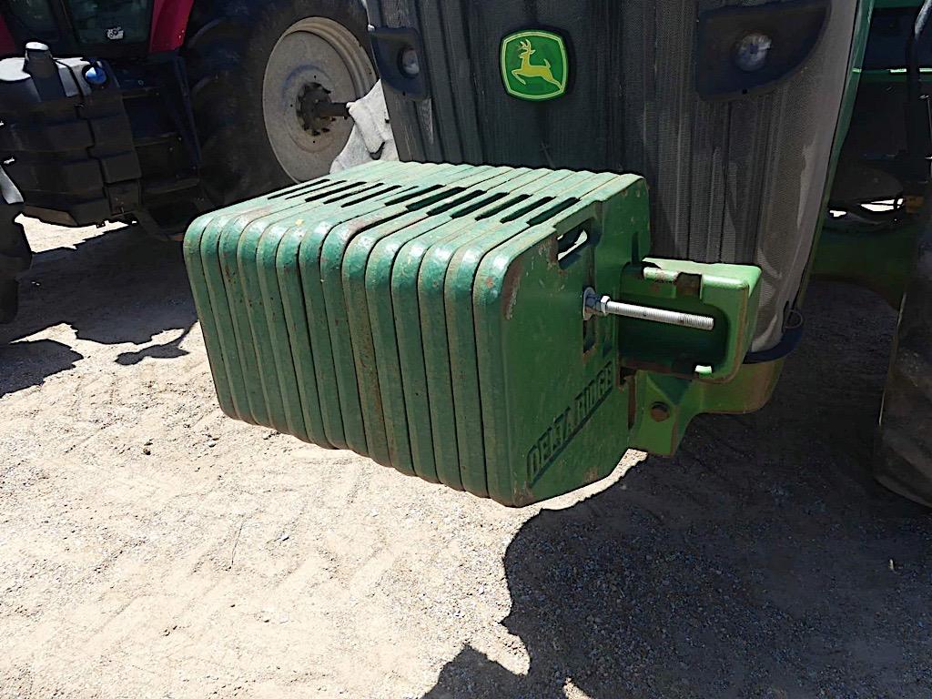2013 John Deere 8260R MFWD Tractor, s/n 1RW8260RTDP075344: C/A, Front Weigh