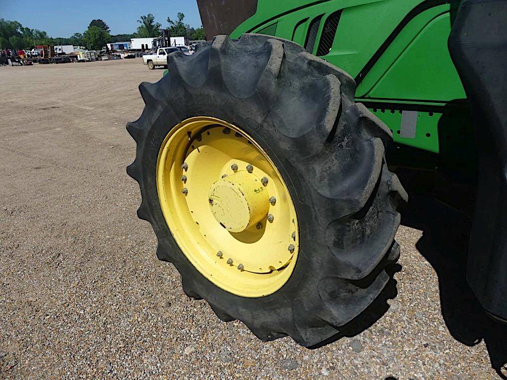 John Deere 6215R MFWD Tractor, s/n 1RW6215RAFD020294: C/A, Front Weights, R