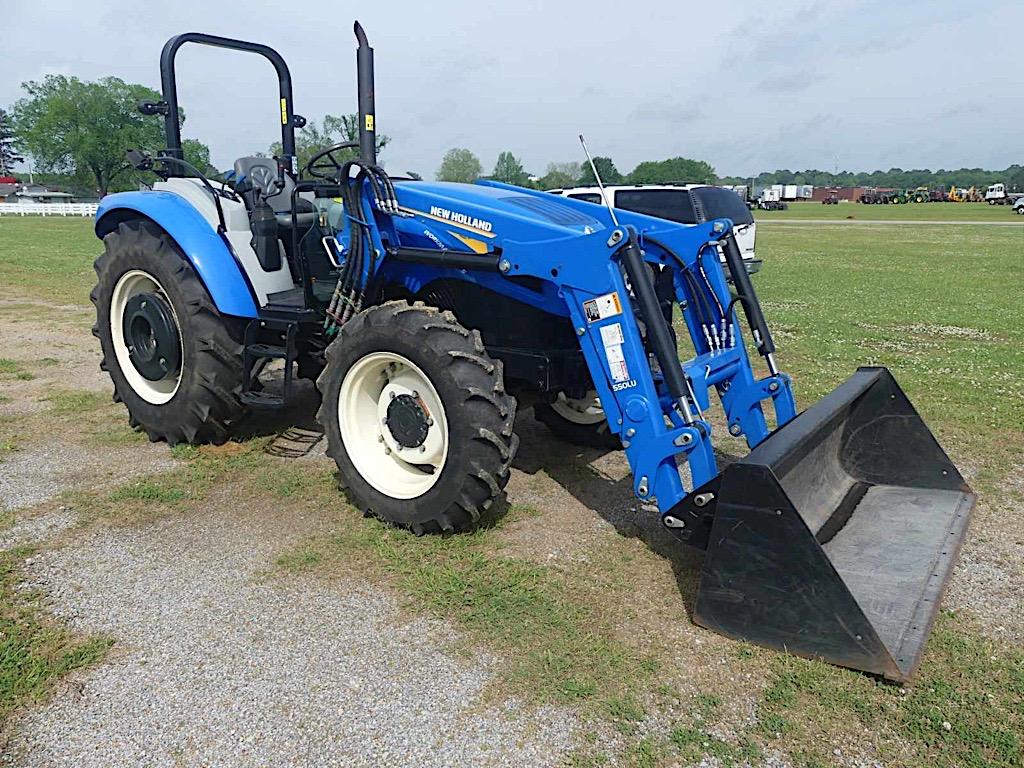 2020 New Holland Workmaster 75 MFWD Tractor, s/n ALAX01446: Rollboard, NH 5