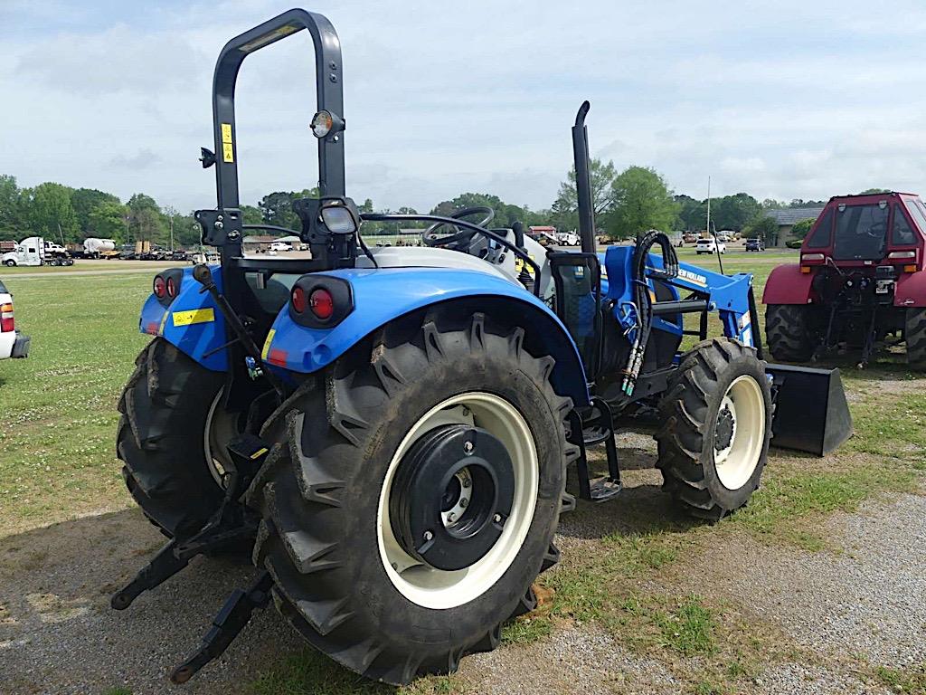 2020 New Holland Workmaster 75 MFWD Tractor, s/n ALAX01446: Rollboard, NH 5