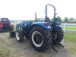 2020 New Holland Workmaster 75 MFWD Tractor, s/n ALAX01446: Rollboard, NH 5