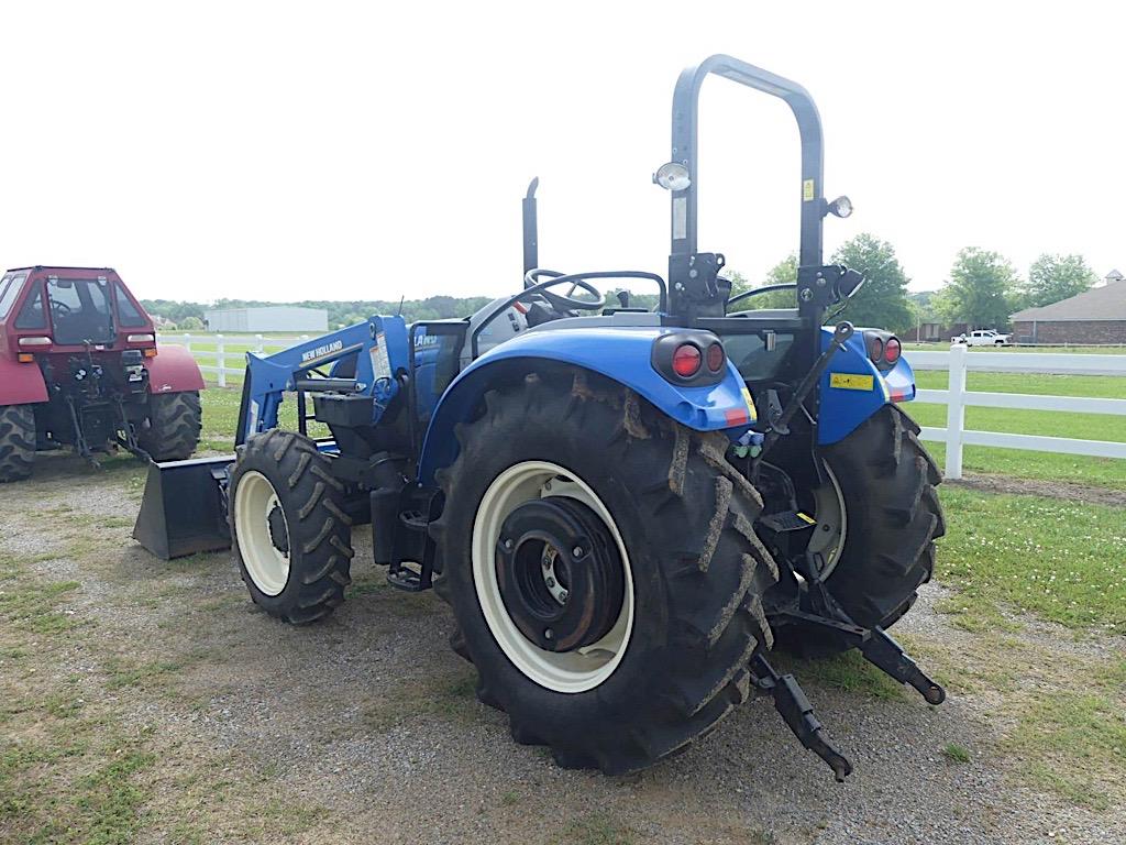 2020 New Holland Workmaster 75 MFWD Tractor, s/n ALAX01446: Rollboard, NH 5