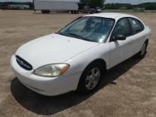 2003 Ford Taurus, s/n 1FAFP53U43A174367: 4-door, 118K mi.